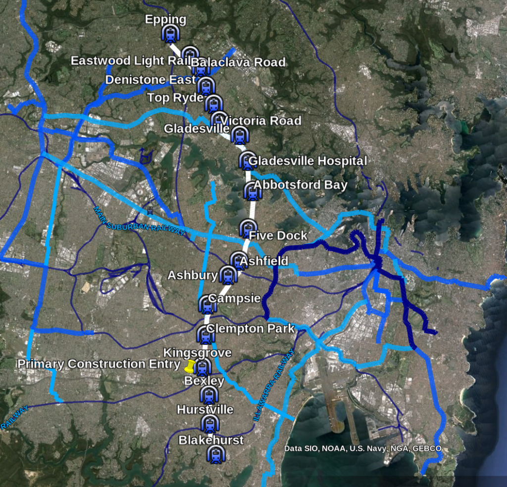 Cross City Rail & Light Rail - Leveraging Network Effects